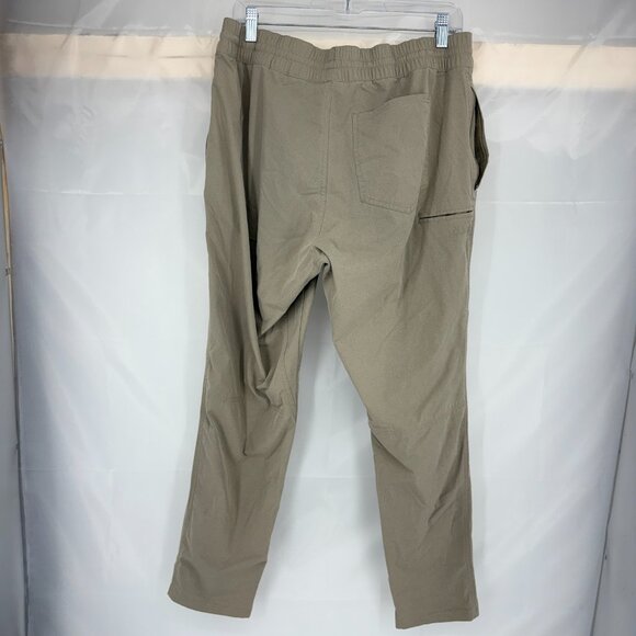 Kuhl Women L Freeflex Pant Stretch Adjustable Waist Softshell Beige Pocket Ankle - Picture 3 of 10